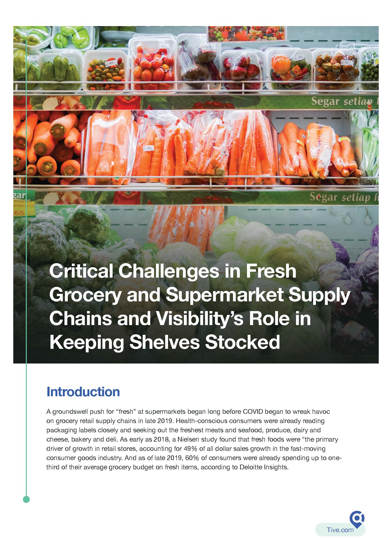 Critical Challenges in Fresh Grocery & Supermarket Supply Chains & Visibility's Role in Keeping Shelves Stocked