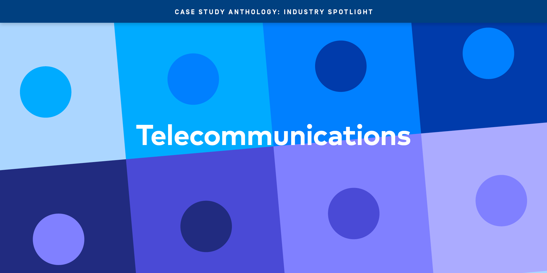 Case studies: Telecommunications