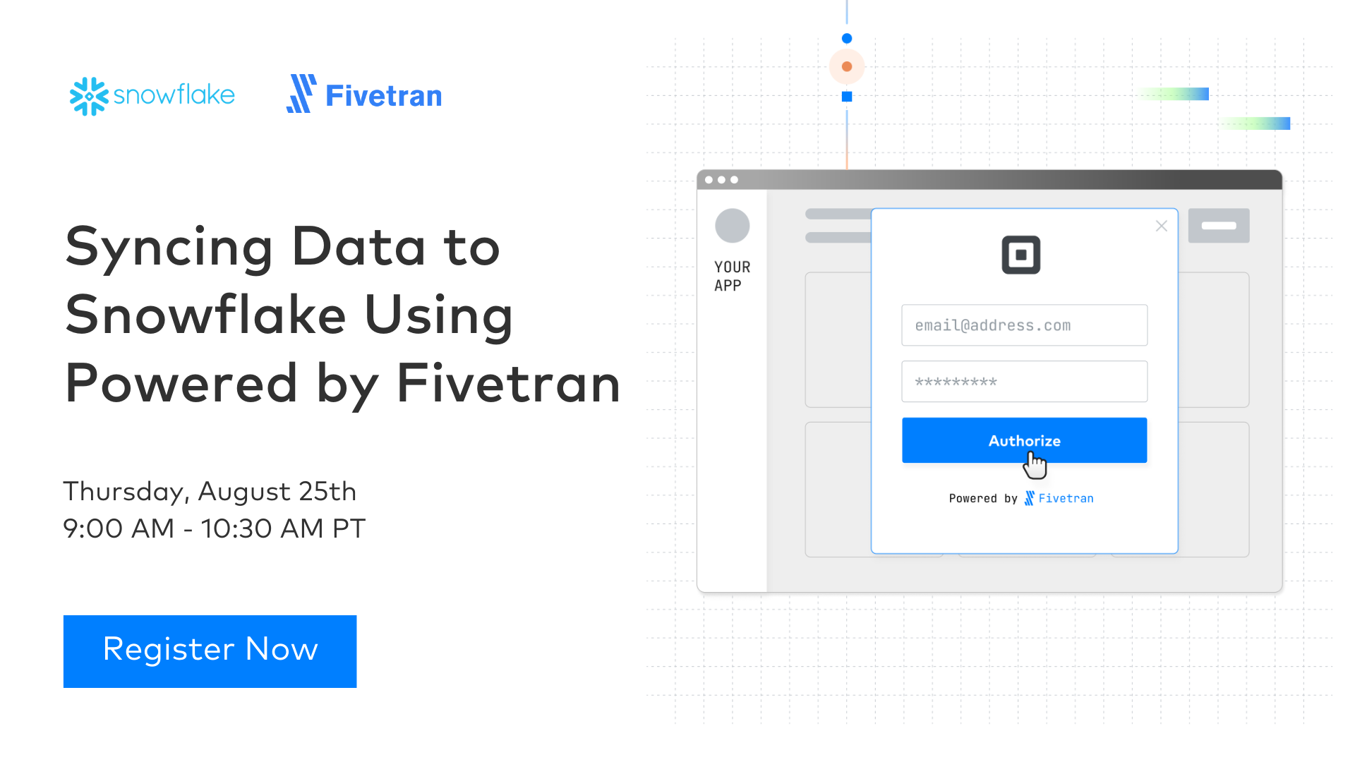 Syncing Data to Snowflake Using Powered by Fivetran