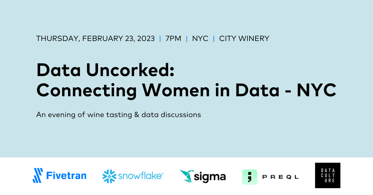 Data Uncorked: Connecting Women in NYC