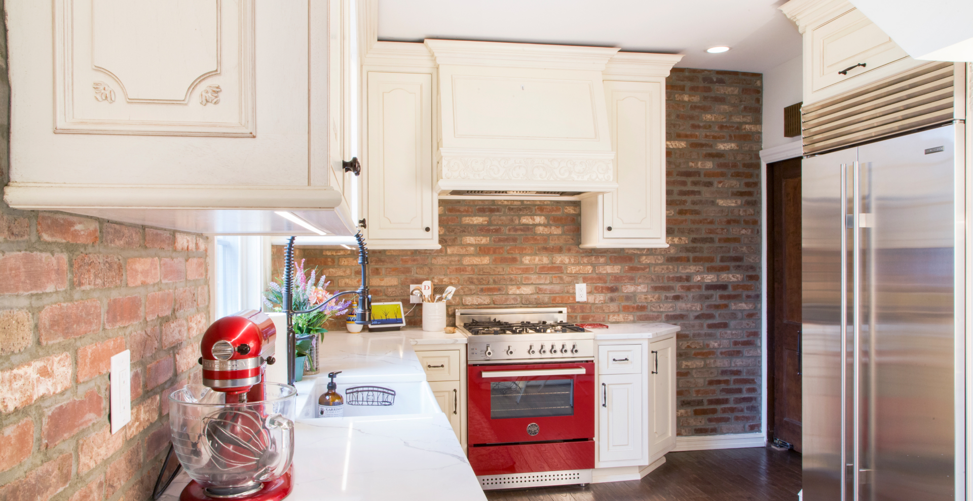 Provincial inspired transitional kitchen Leonia, NJ WL Kitchen & Home