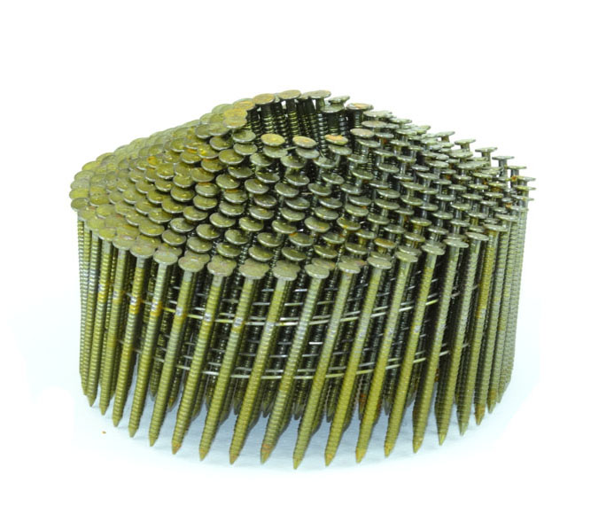 .083 Flat Cone Coil Nails by Spot Nails