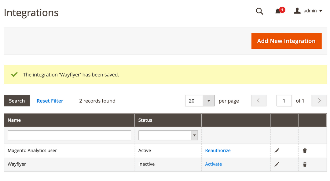 Add New Integration for Wayflyer