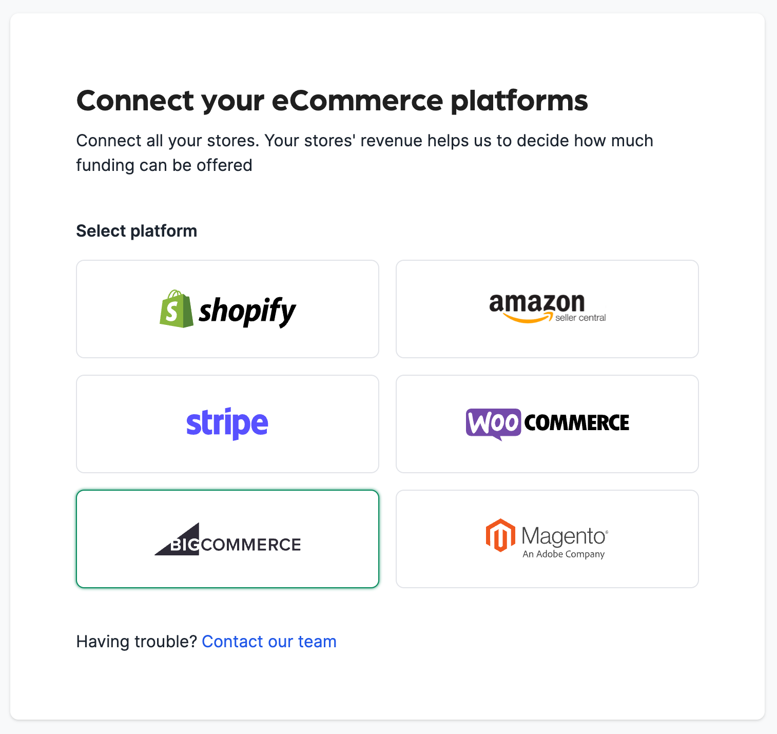 Connect your eCommerce platforms image