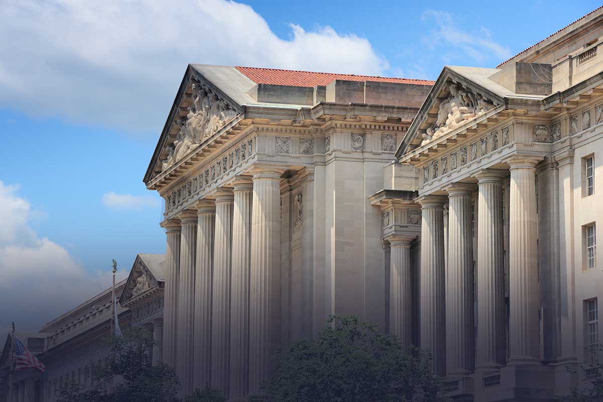 Government agency building in the United States