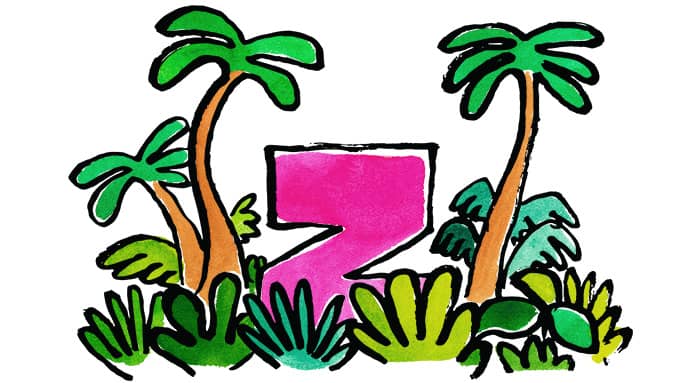 The letter z in the jungle