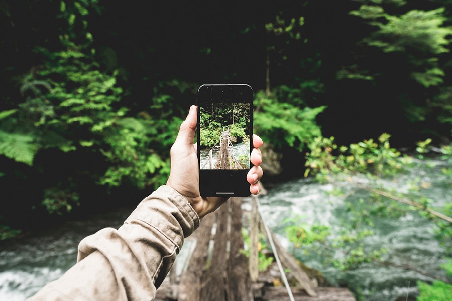 An iPhone photography tip for better photos is to look for visual interest and guiding lines.