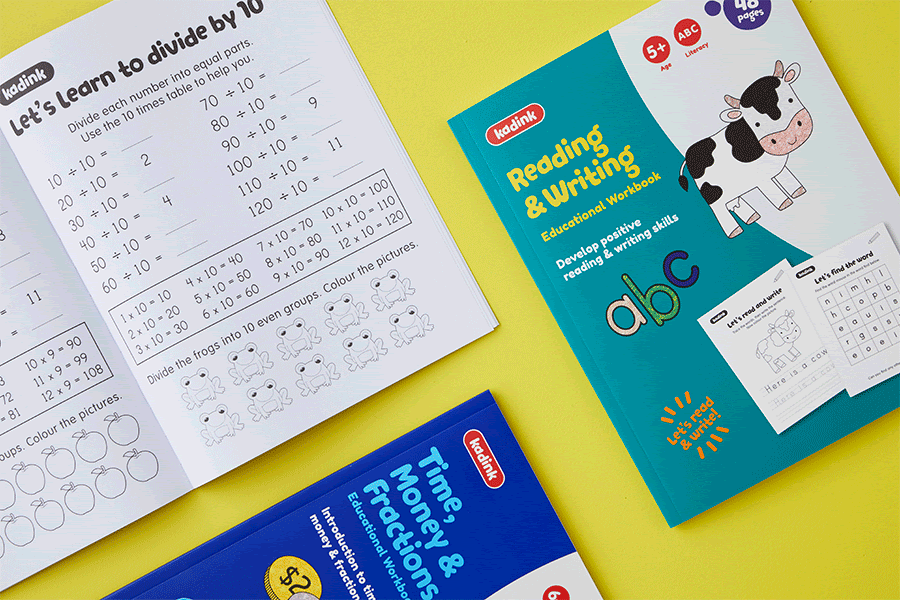 Easy to use workbooks can help kids learn new skills and make faster progress.