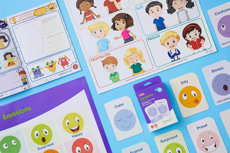 Help your kids develop life skills with handy tools like flashcards, workbooks and posters.