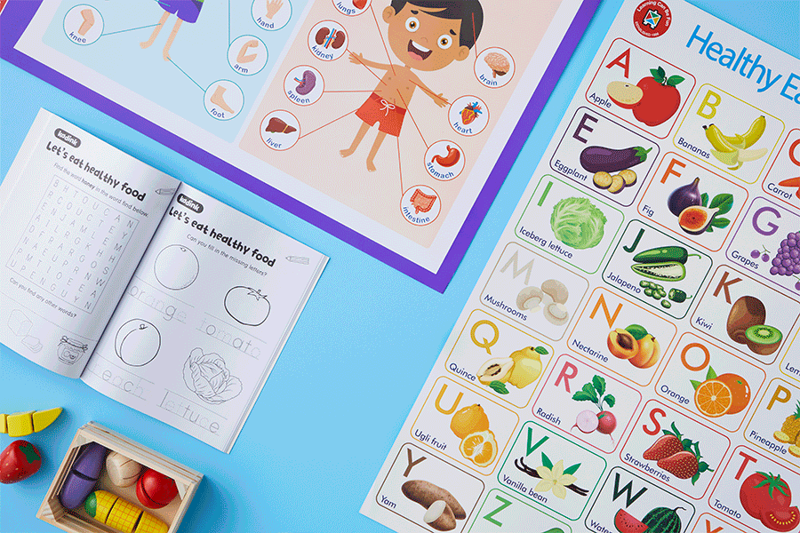 Help your kids develop life skills around healthy bodies with fun posters, games and workbooks.