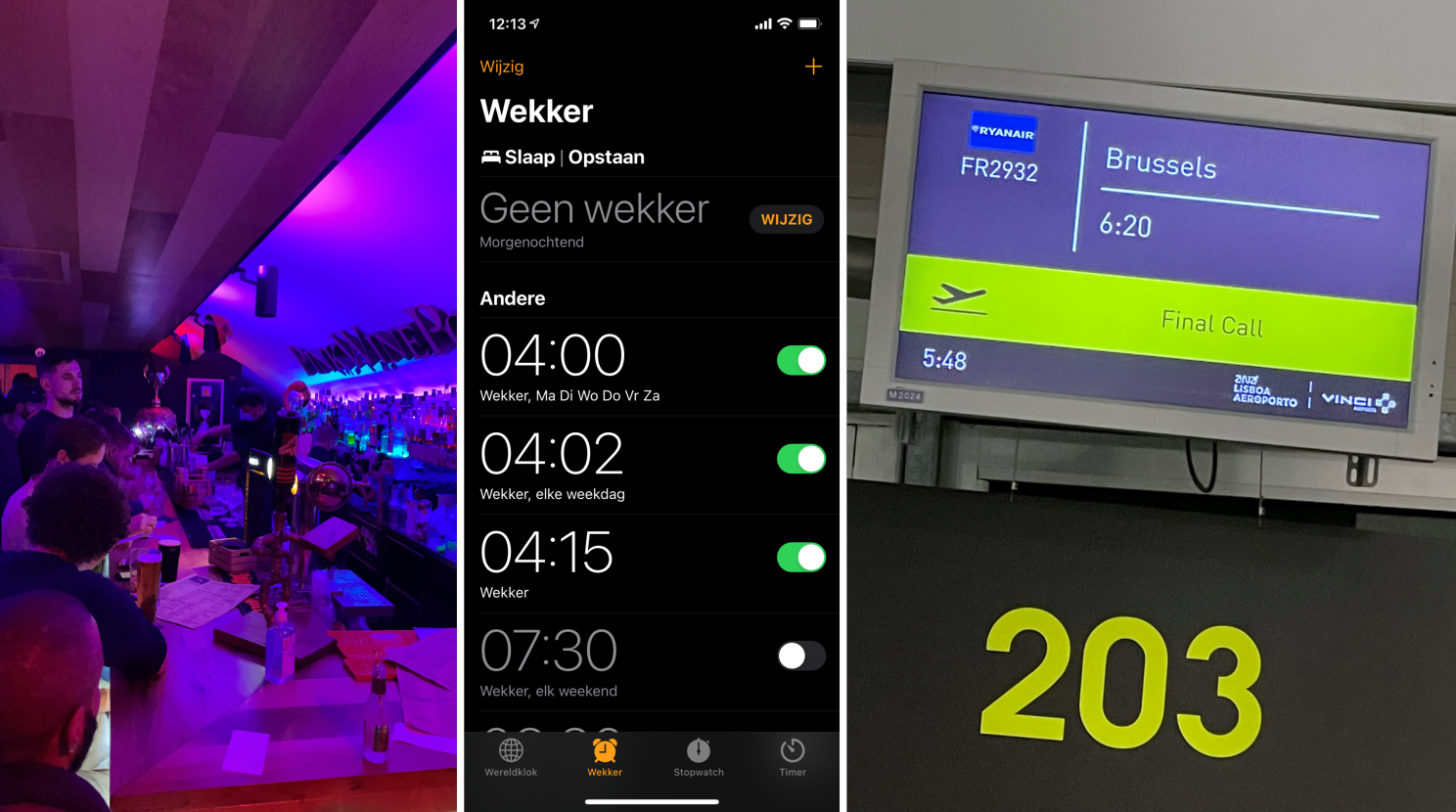 When meetings get pleasant, evenings get late and flights get rated