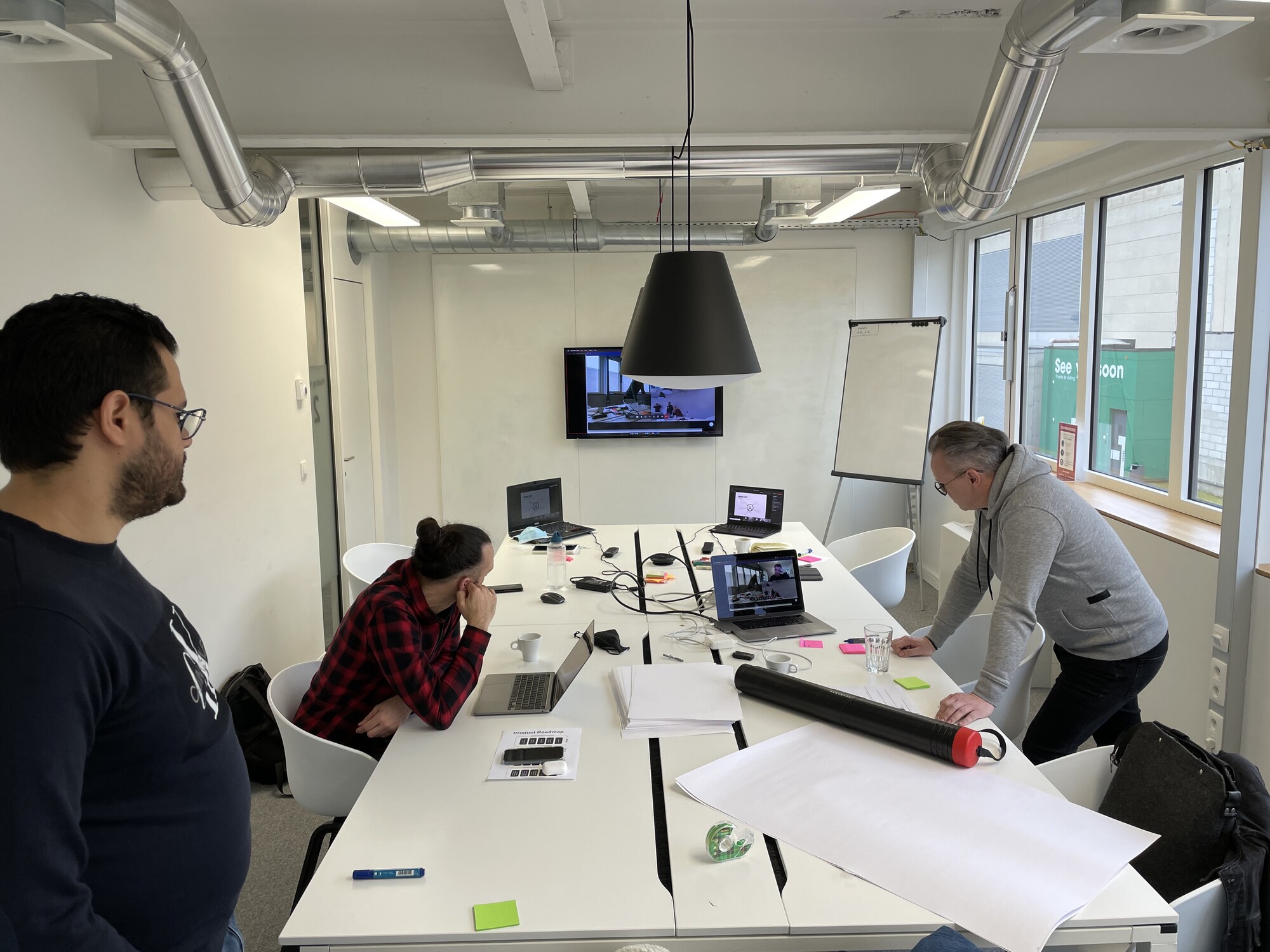 Kwarts product team working on a new solution for Life Sciences clients