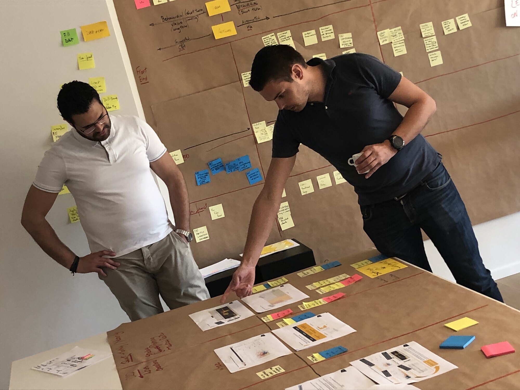 Kwarts team brainstorming on new ways to improve customer engagement in Life Sciences