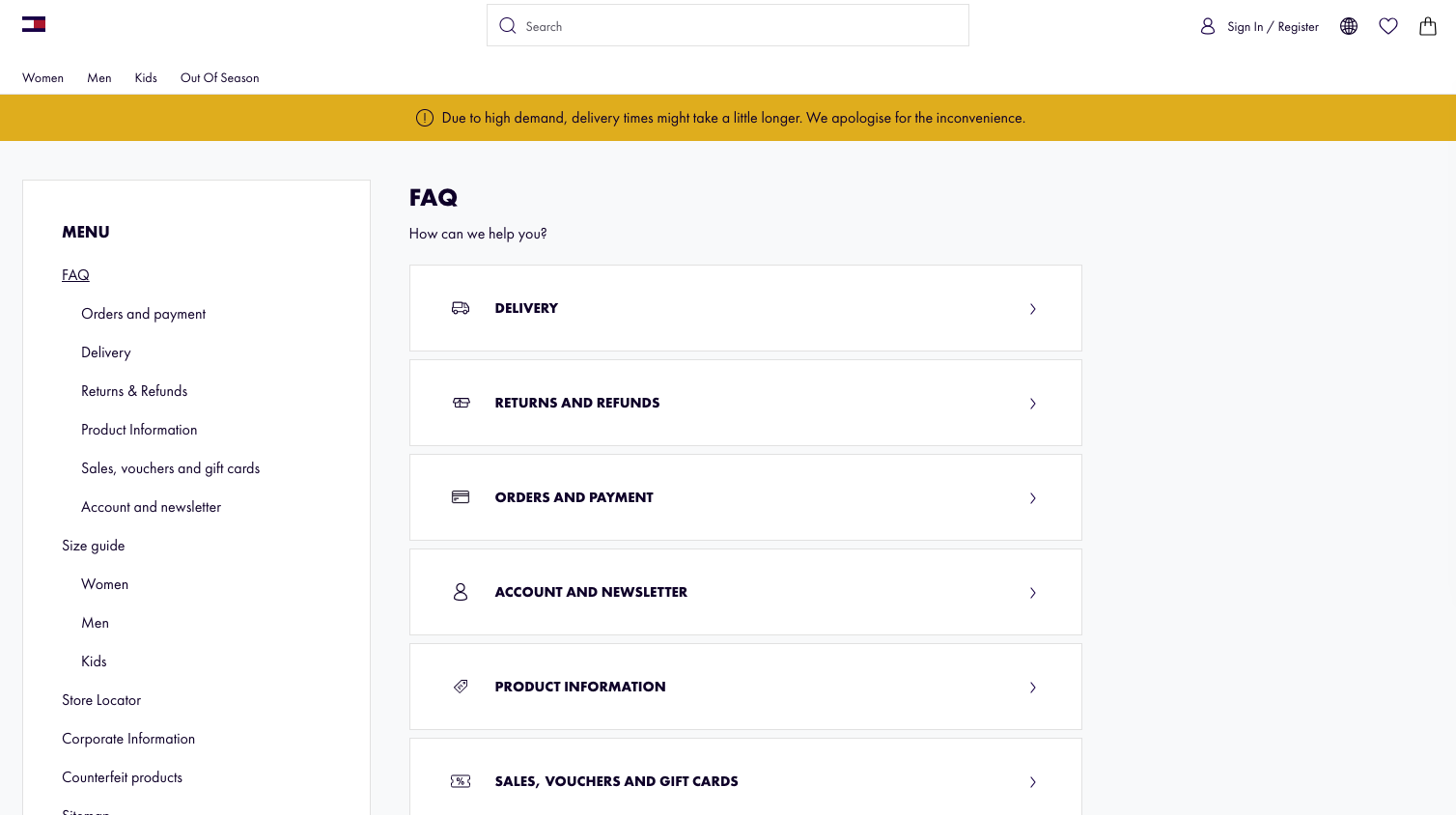 25 E-Commerce FAQ Page Examples To Learn From | Dropship