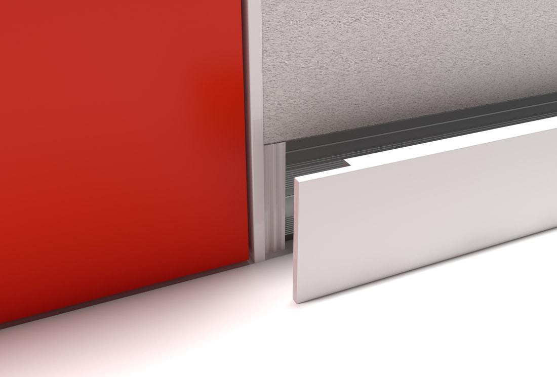 Modern flush baseboard Dorsis Linus Angelbau