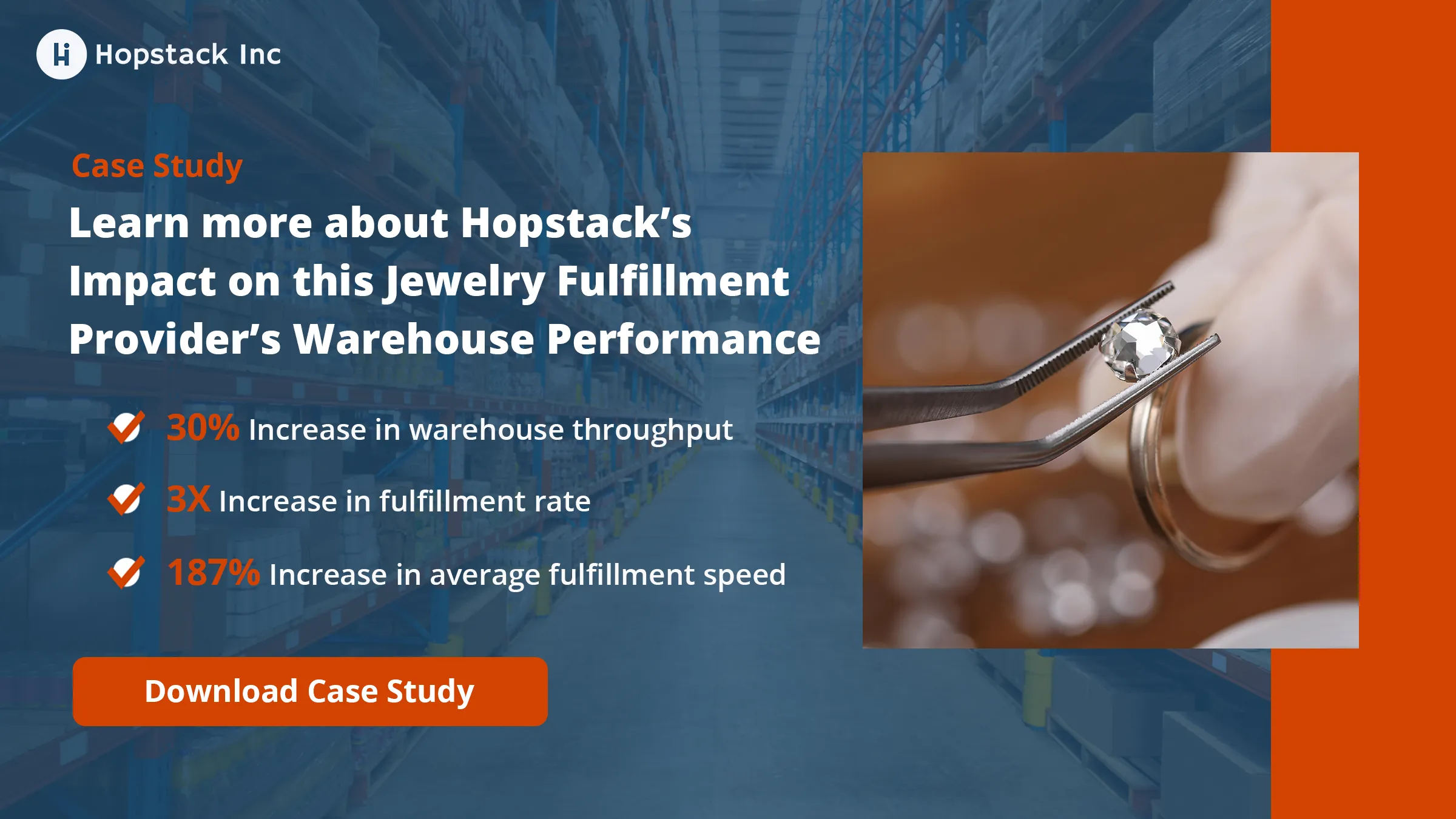 Case study of Hopstack's impact on Jewelry Fulfilment provider's warehouse performance