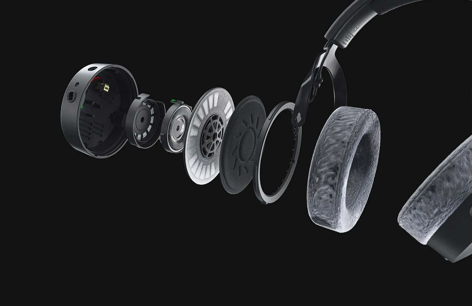 RenderThat 3D visualisation of a modern, black headphone by beyerdynamic