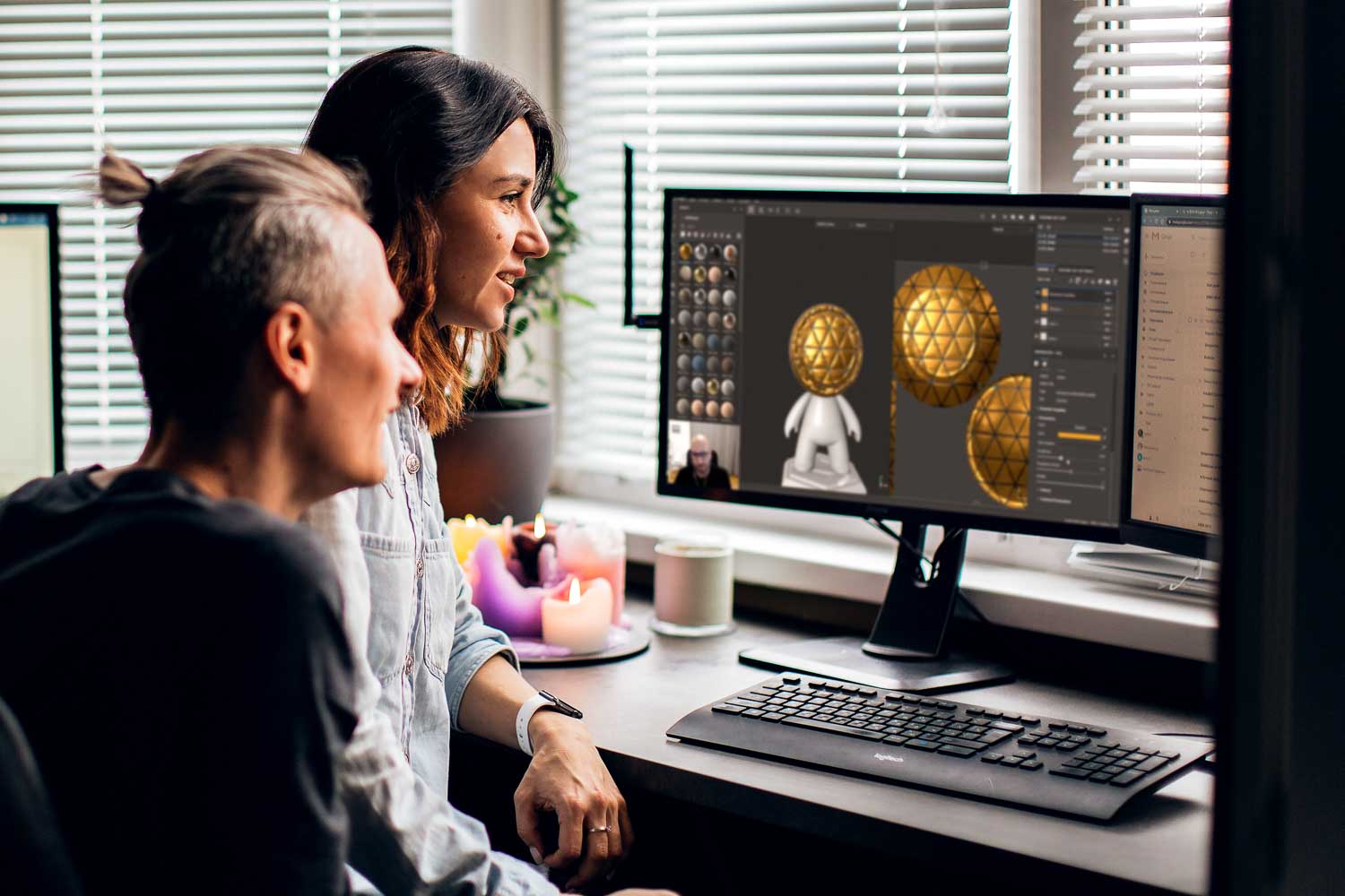 Die Kreativ-Talente von RenderThat werden langfristig bei ihrer professionellen Entwicklung als 3D-Designer gefördert.