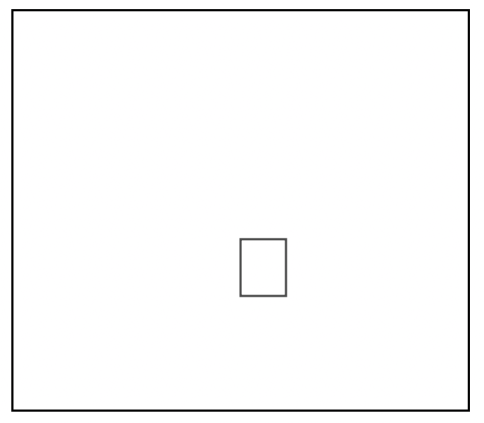 A rendered rectangle drawn with the Canvas API.
