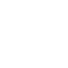 Satellite icon white