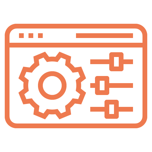 icon showing configuration settings