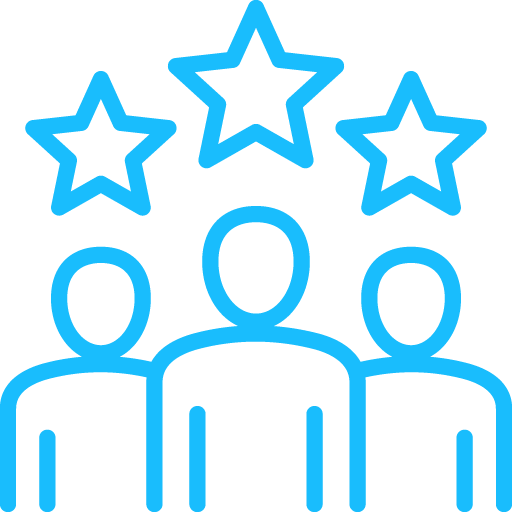 icon showing satisfied customers