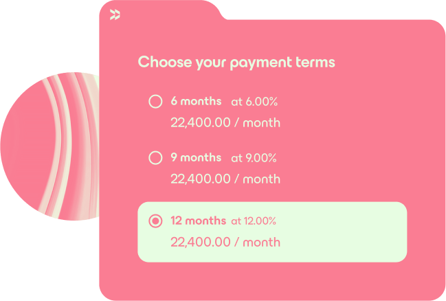Payment terms graph