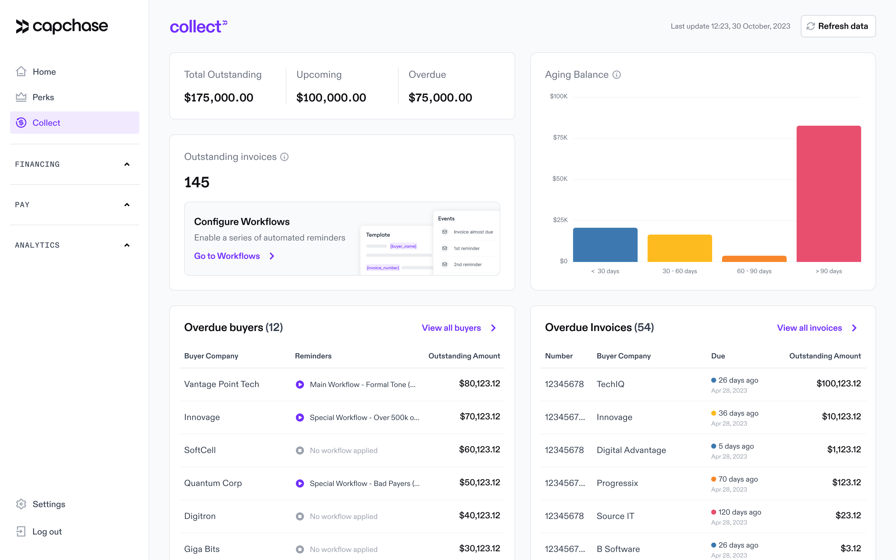 Collecttech Subscription Automate Invoicing and Payment Collections - Capchase Collect