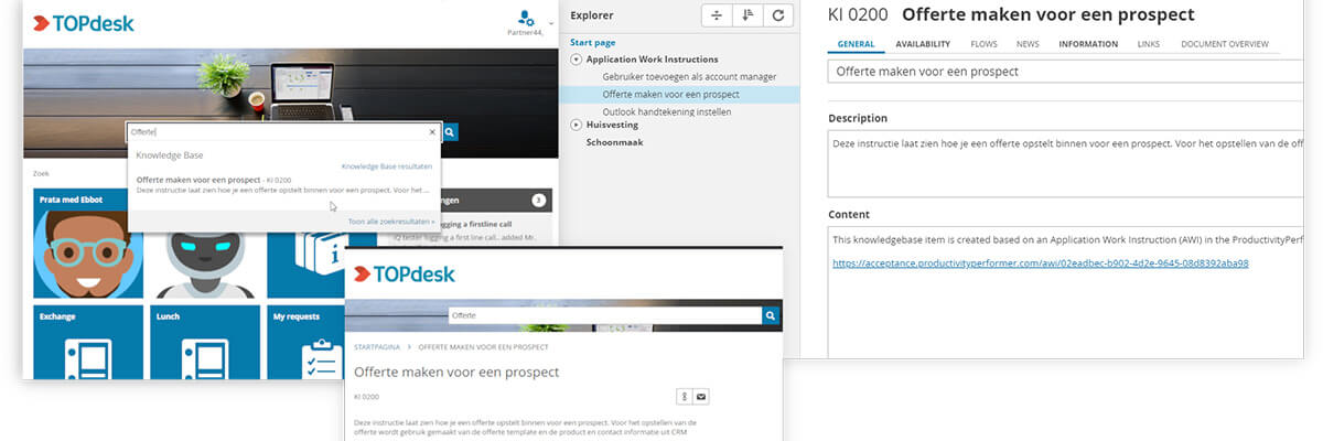 TOPdesk kennissysteem eenvoudig en snel vullen