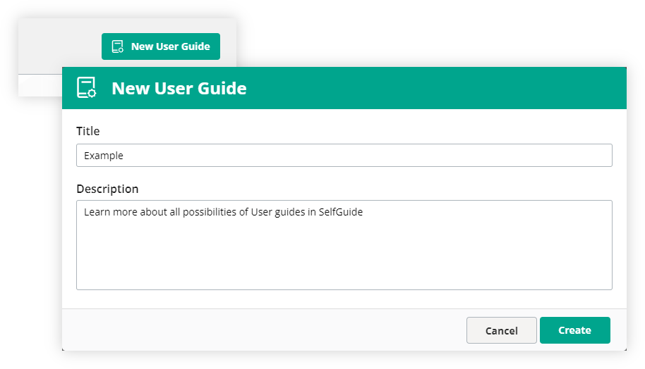 Create a User Guide | Getting Started | SelfGuide kb