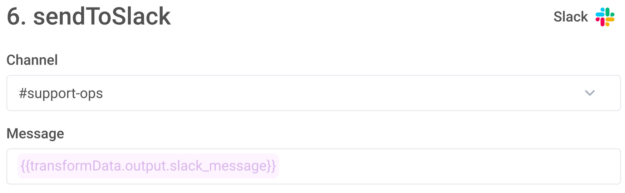 Send Message to Slack