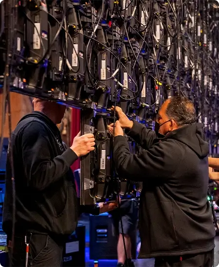 LED Video Wall Rentals and Production by PCE