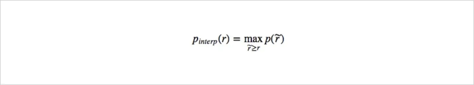 p interpolated formula