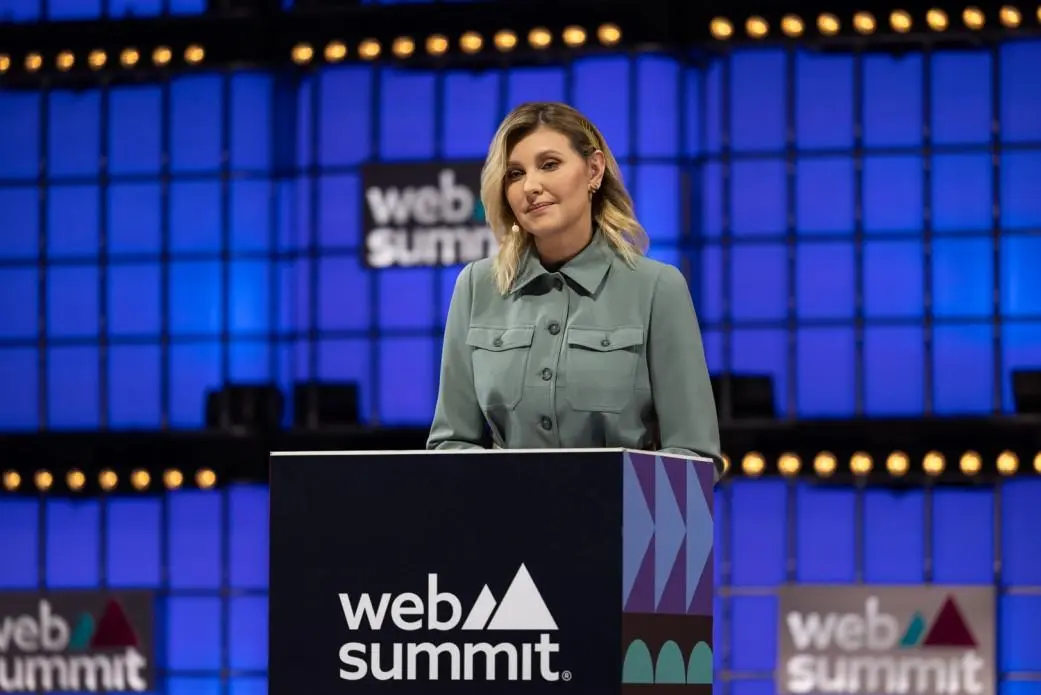 Olena Zelenska au Web Summit 2022