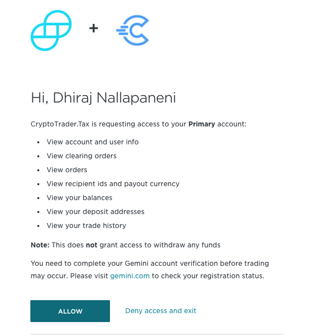How to do your Gemini Taxes CoinLedger