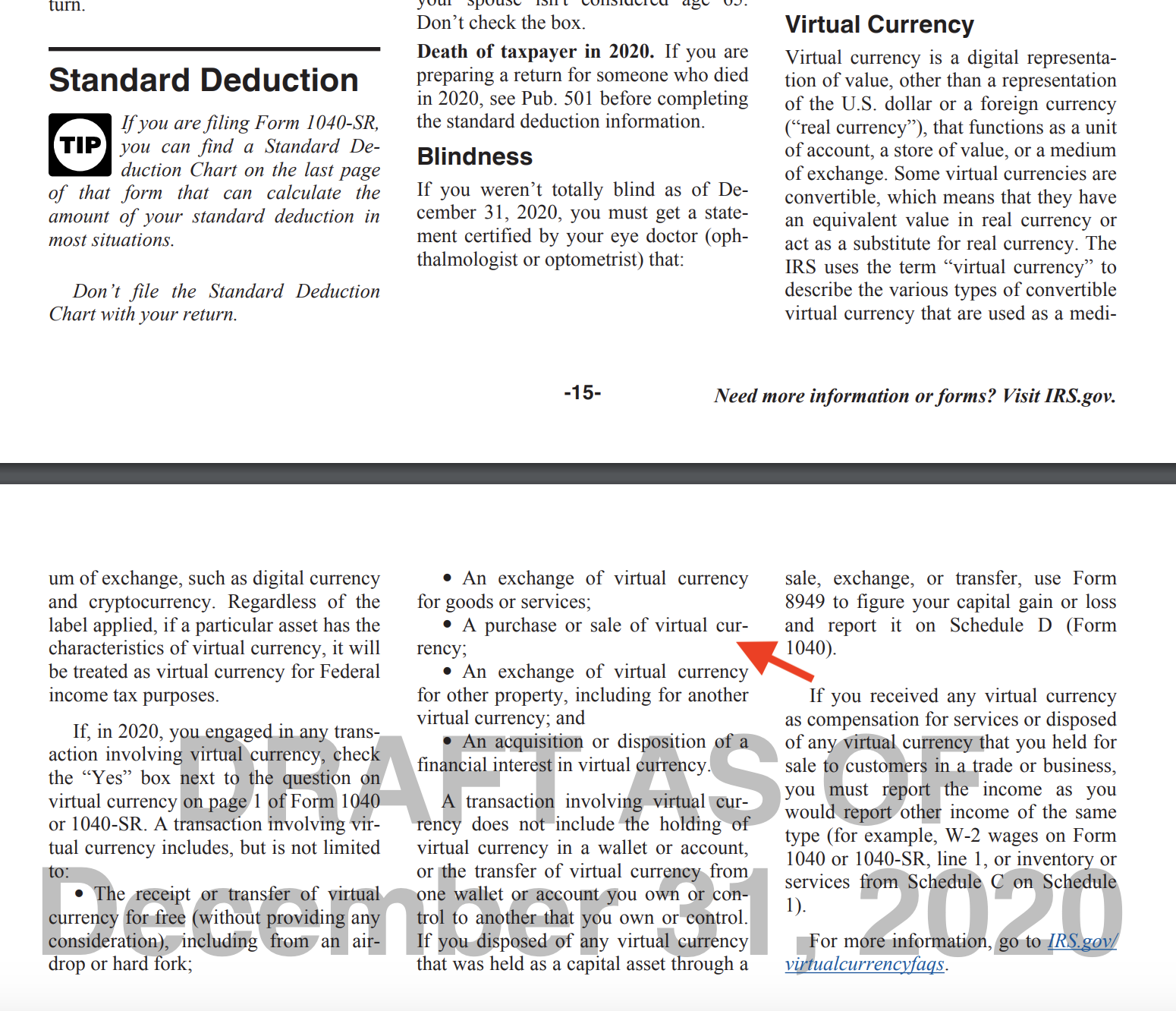 IRS virtual currency question