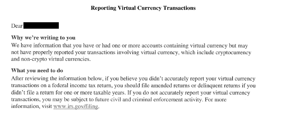 IRS Letter 6174 A