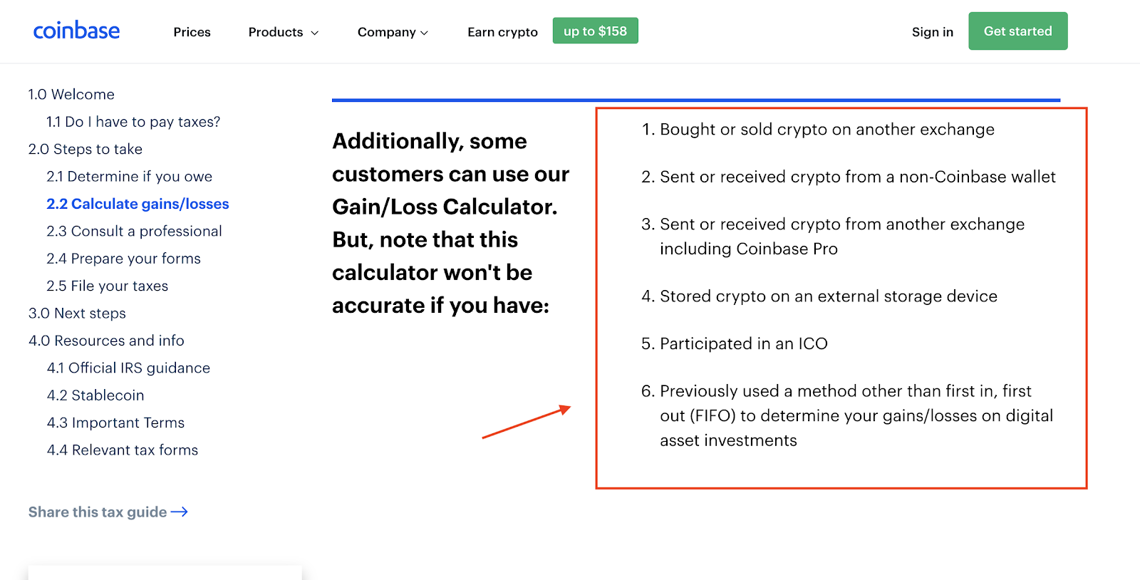 Coinbase UK tax calculation