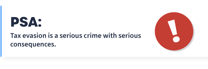 Crypto tax evasion