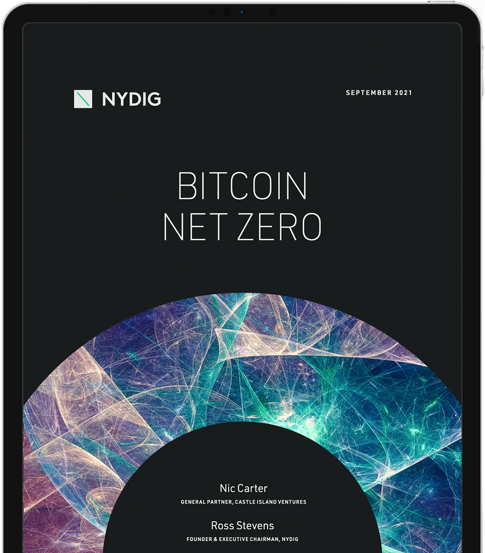 Bitcoin Net Zero NYDIG Bitcoin for All