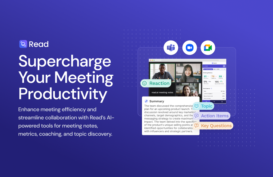 AI Meeting Notetaker on Zoom, Google Meet, Microsoft Teams Read AI