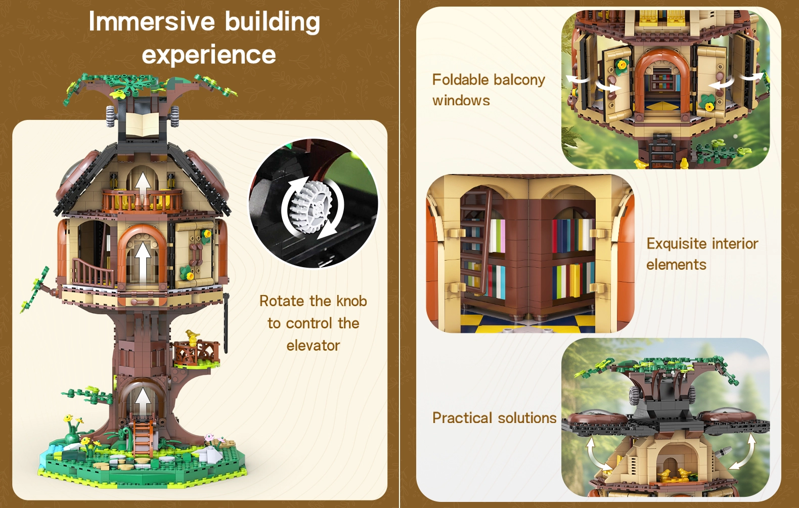 Tree House Library | CaDA Bricks