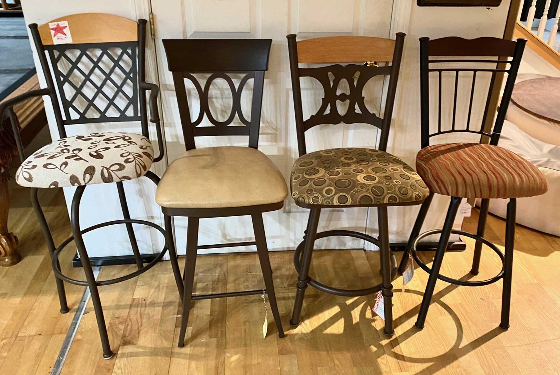 Assorted Bar Stools floor and discontinued models