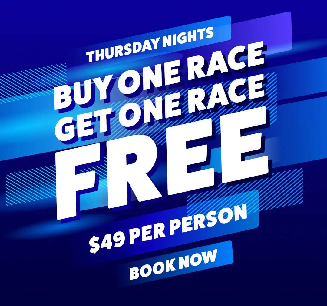 Buy one race get one free