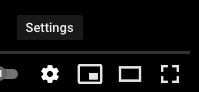 YouTube Settings icon