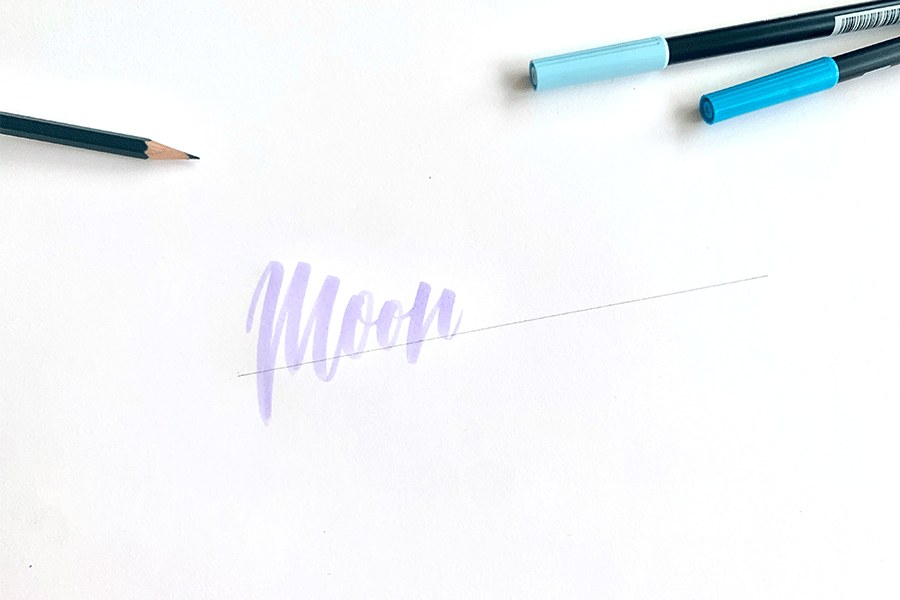 Officeworks Transfer Lettering Easy Hand Lettering Techniques to Try at Home | Create | NOTEWORTHY at ...