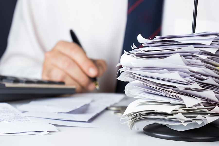 Tax time tip: keep invoices organised