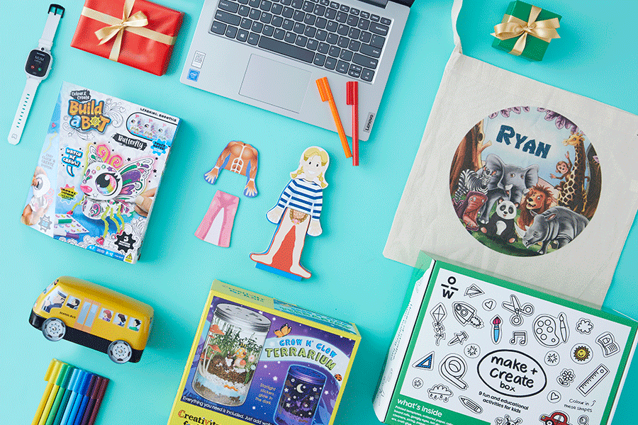 Christmas shopping for kids in the early years of school: there’s something for every budget.