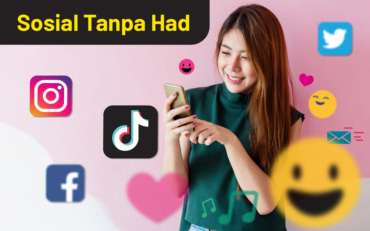 Postpaid 120 Social Tanpa Had