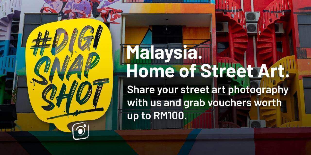 Digi SnapShot Malaysia Street Art Photography RM100 Vouchers
